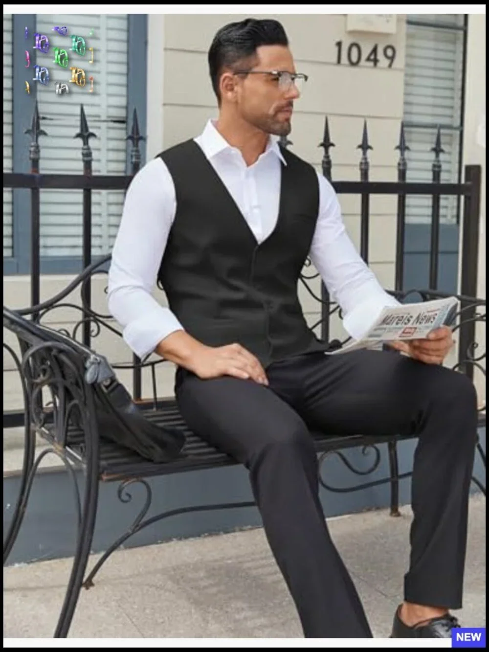 Slim Fit Formal Dress Waistcoat Groomsman Vest Classic Elegant Wedding Business